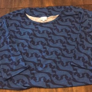 LuLaRoe Dog Print Irma L VGUC